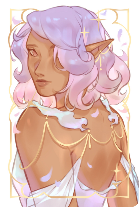 Cloud fairy photocard (original)